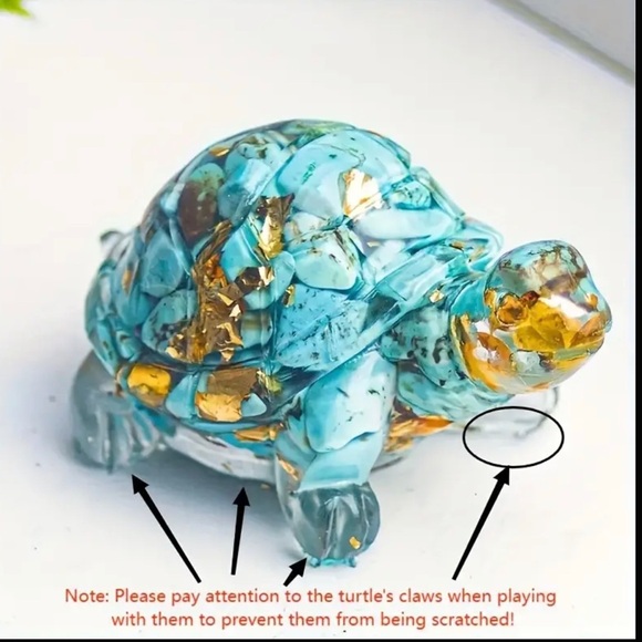 1 pc. Ocean Animal Resin, Crystal And Stone Figurines - Picture 5 of 8